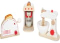 Miniatyrbild 1 av 6: Small Foot junior köksmaskiner trä vit/röd/naturlig 8-delad