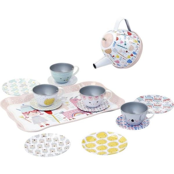 Dinette - VILAC - Suzy Ultman - Musikalsk tekanna - 11 delar - Rosa