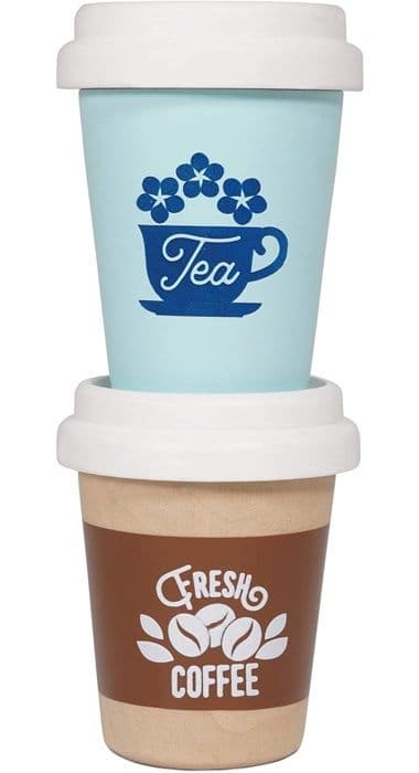 Le Toy Van Honeybake Eco-Cups - Te och kaffe - 2 st