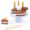 Pikkukuva 1 / 7: Mamabrum puinen syntymäpäiväkakkulelu lapsille 3+, leikkivä kokki, lelukeittiötarvikkeet, roolileikkilelut