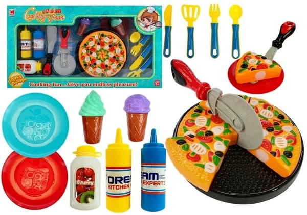 Fastfood Pizza Is Sæt 20 elementer