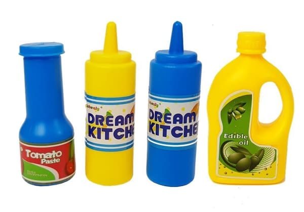 Plast Köksredskap Set Little Chef Krukor