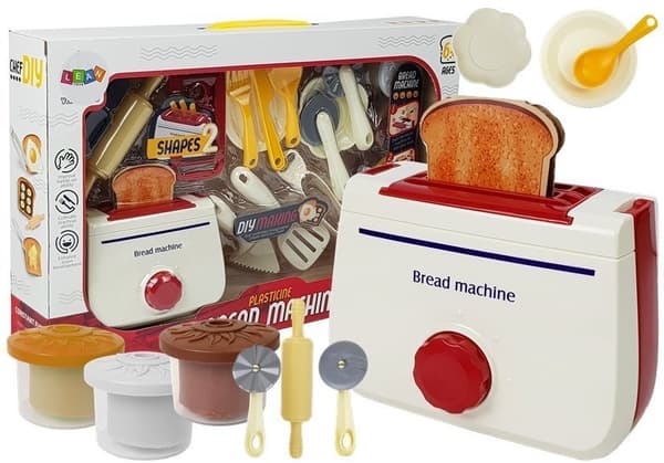 Playdough Toaster Sæt 4 farver