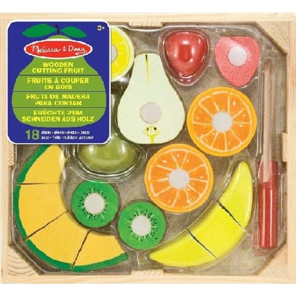 MELISSA &amp; DOUG Träskärning av frukt
