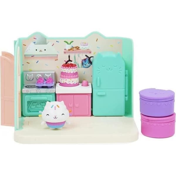 Gabby och det magiska huset - Petit Chou's Kitchen Deluxe Playset - 1 figur + tillbehör
