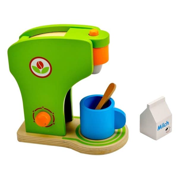 Dinette - Idena kök - 820536 - Liten kaffemaskin i trä, 4100074