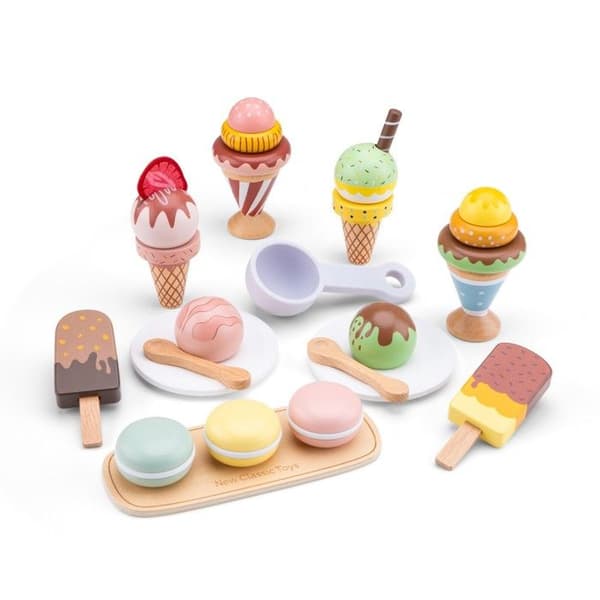 New Classic Toys - Glassset i trä 25 st