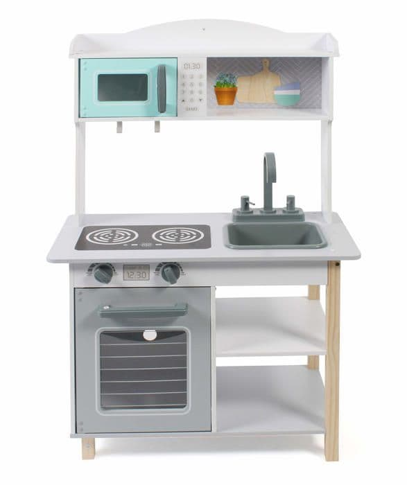 Dinette - chic Bayer kök - 302-35 - 2000 - Barnkök, Lek kök, Vit/Mint Grey