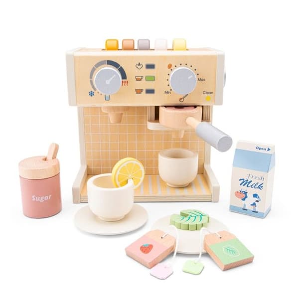 New Classic Toys - Kaffemaskin i trä 20 st
