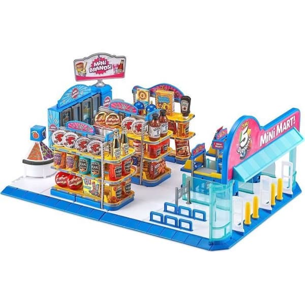 Toy Mini Market 5 överraskar 26 små matprodukter Zuru ljud