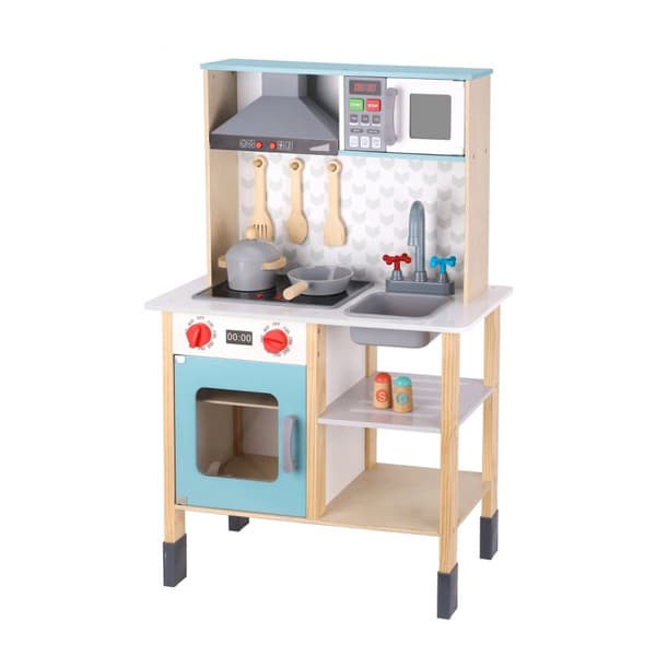 TOOKY TOY Suuri puinen keittiö lapsille 10 kpl FSC