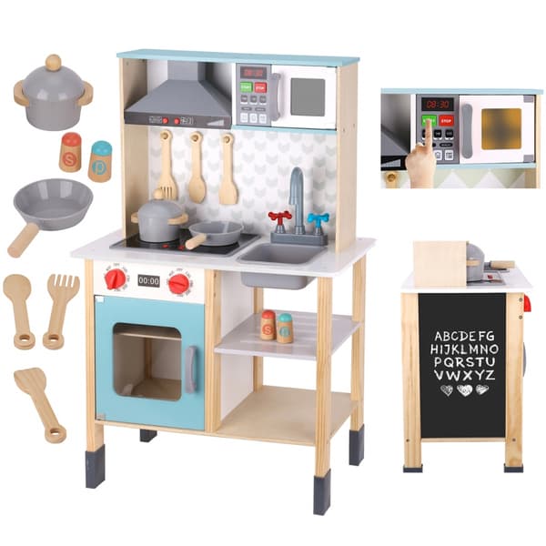 TOOKY TOY Stort Träkök för Barn 10 st FSC