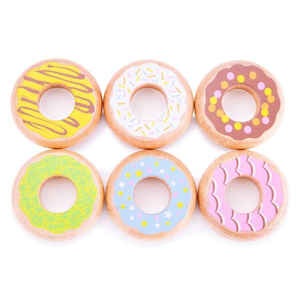 Nya Klassiska Leksaker - Donuts 6 stycken