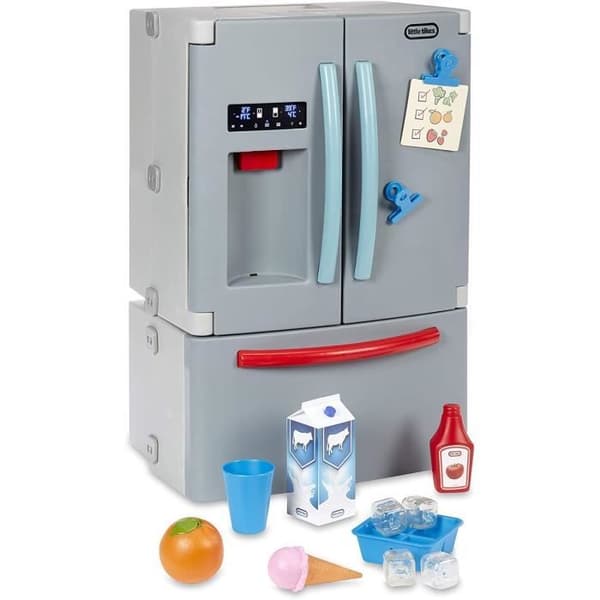 Little Tikes - My First Electronic Fridge - Interactive & Realistic with Sounds - Simulation Hushållsapparat för