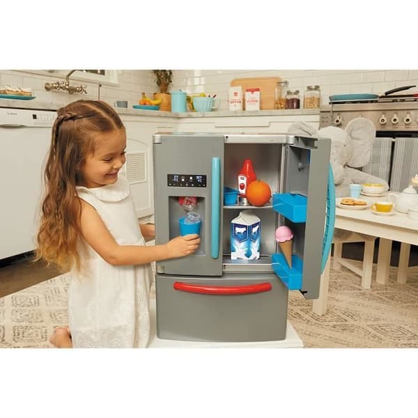 Little Tikes - My First Electronic Fridge - Interactive & Realistic with Sounds - Simulation Hushållsapparat för