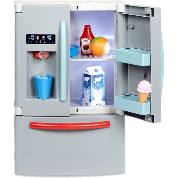 Little Tikes - My First Electronic Fridge - Interactive & Realistic with Sounds - Simulation Hushållsapparat för