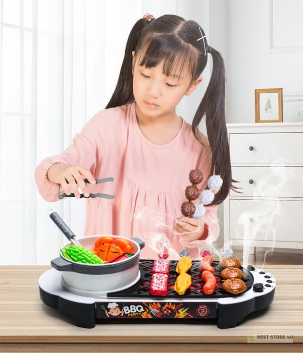 Minikök grill kökstillbehör för barn