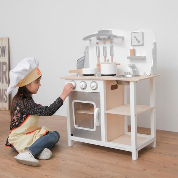 Nya klassiska leksaker - Bon Appétit Kitchen - vit silver