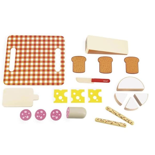 My First Apéro Set - JANOD - Träleksak - 20 Tillbehör - Från 3 år