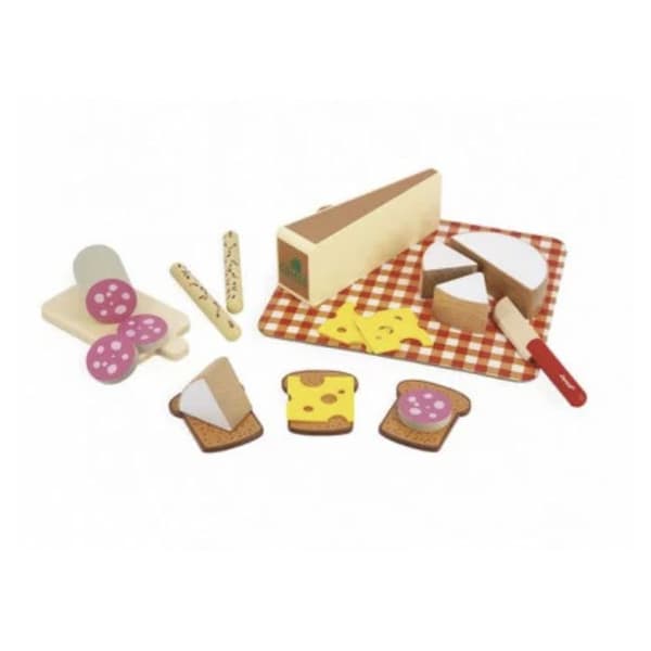 My First Apéro Set - JANOD - Träleksak - 20 Tillbehör - Från 3 år