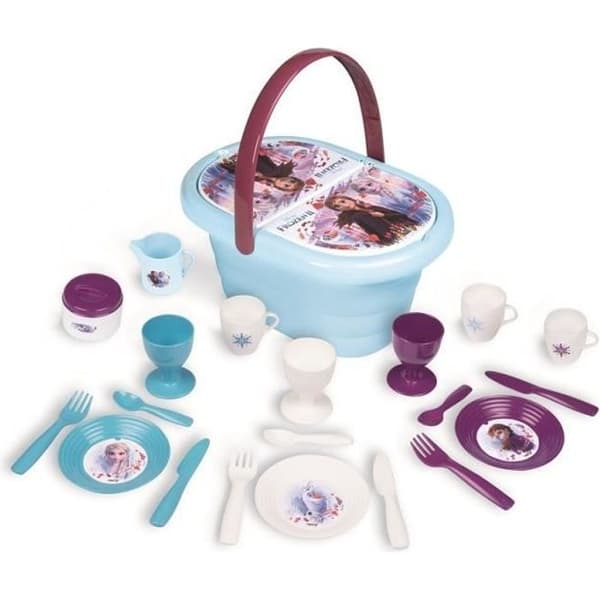 SMOBY Frozen 2 Picnic Basket 21 Tillbehör