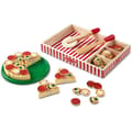 Miniatyrbild 2 av 6: Imitationsspel - MELISSA &amp; DOUG - Träpizza - Trä - Beige - Från 3 år