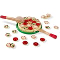 Miniatyrbild 1 av 6: Imitationsspel - MELISSA &amp; DOUG - Träpizza - Trä - Beige - Från 3 år