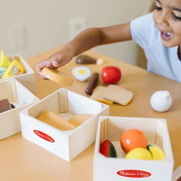 Matspel i trä - MELISSA & DOUG - Matgrupper - Blandat - Från 3 år