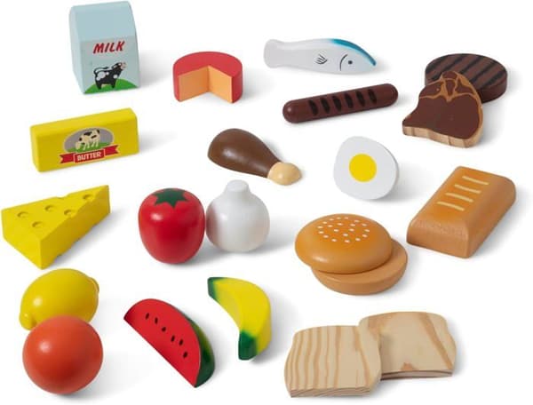 Matspel i trä - MELISSA & DOUG - Matgrupper - Blandat - Från 3 år