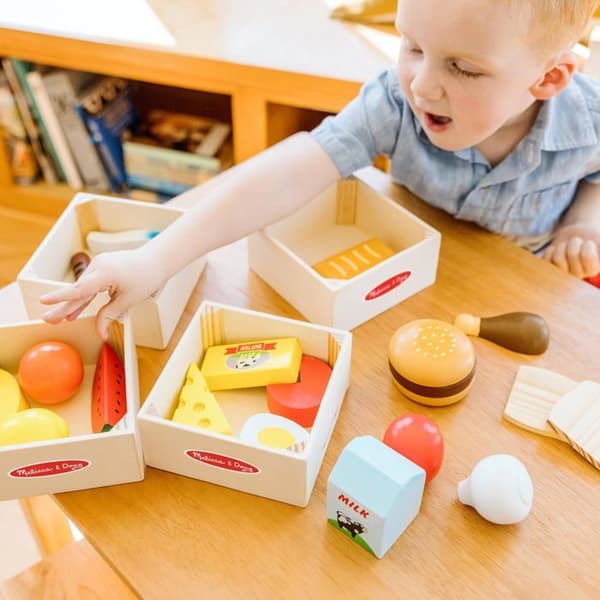 Matspel i trä - MELISSA & DOUG - Matgrupper - Blandat - Från 3 år