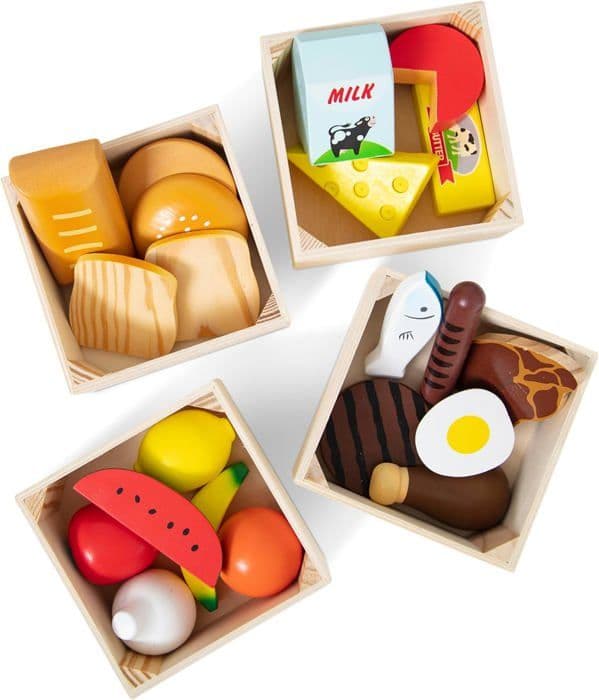 Matspel i trä - MELISSA & DOUG - Matgrupper - Blandat - Från 3 år