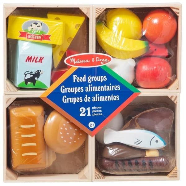 Matspel i trä - MELISSA & DOUG - Matgrupper - Blandat - Från 3 år