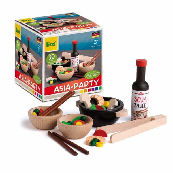 Dinette - kök Erzi - 28181 - Cibo Asiatico-Assortimento Toy, , Multicolor