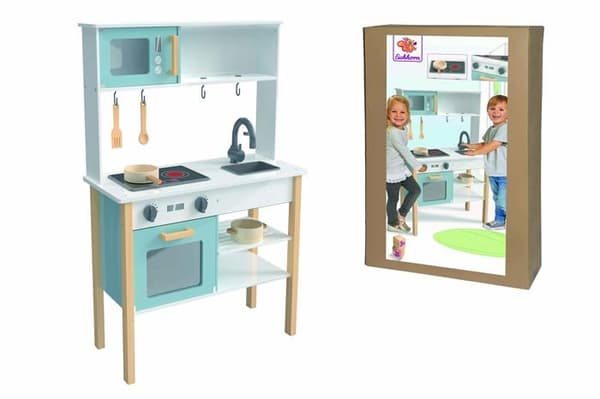 Dinette - Eichhorn kök - 100002495 - 10002495 Play Kitchen Blå/Vit