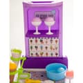 Miniatyrbild 7 av 11: WOOPIE Glassvagn Resväska 3-i-1 Kök, Butik & Glassbar Portabel – 62 delar