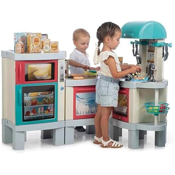 Leksakskök - CHICOS - Deli Kitchen XL - 31 tillbehör - Fotokromteknik - LED-lampor