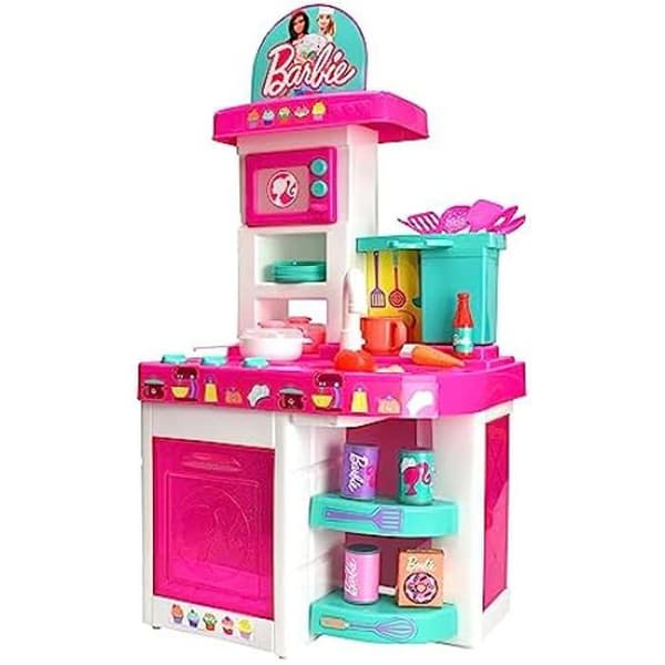 Matlagningsspel - BARBIE - Barbie kök (5150) - 40 tillbehör - Flerfärgad - För barn från 3 år