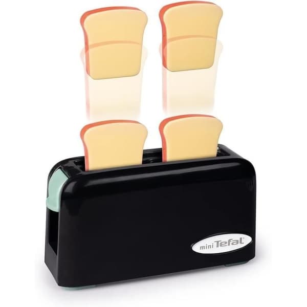 Tefal Morgenmadssæt - Smoby - Brødrister + Kaffemaskine + Kopper og Skeer - Fra 3 år
