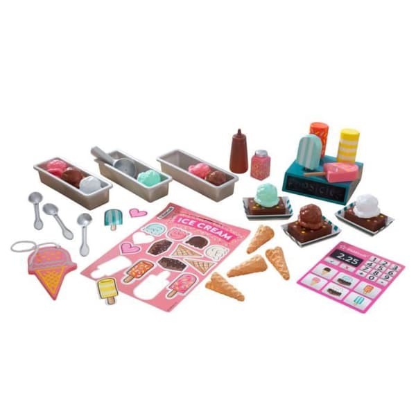 KidKraft - Glassbarkit - 42 delar inklusive glassbollar, skedar och strutar