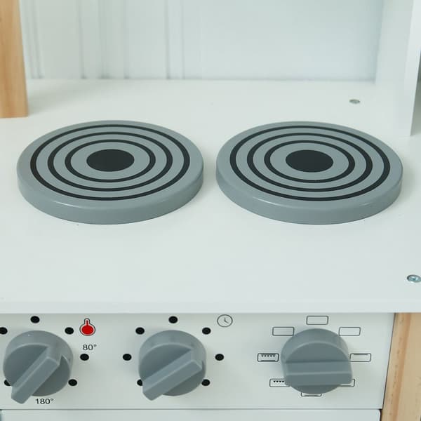 Låt ditt barn bli köksmästare med Mamabrum – charmigt träkök med mikrovågsugn och massor av tillbehör!