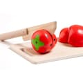 Miniatyrbild 4 av 4: Träfruktspel - MOLTO - Fruktset - Blandat - Barn - 3 år - 8 färdigskurna frukter och en bricka - Trä