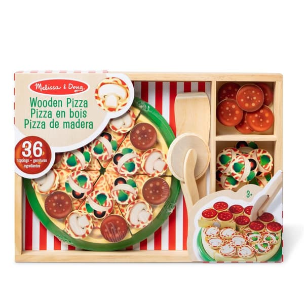 Food Play Wooden Pizza