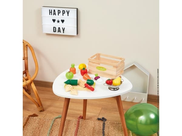 JANOD Green Market Fruits & Vegetable Maxi Set, Metall, Tre, Frankrike, 133 mm, 105 mm, 203 mm, 1 stykker