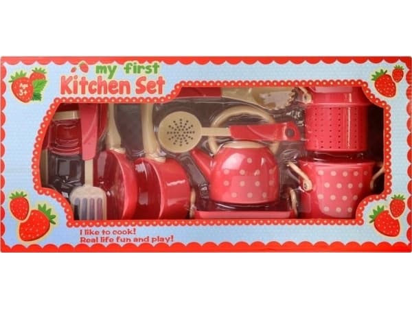 Icom Red kitchen set