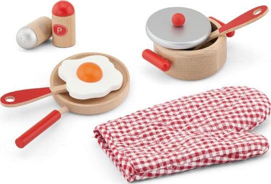 Viga Cooking Set - Universal Red