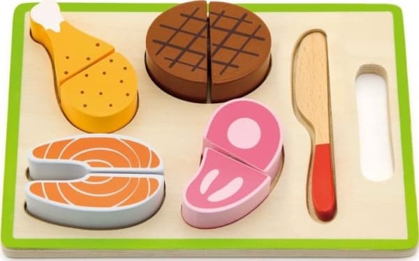 Viga Middagsbräda i trä Skärbräda Kniv Viga Toys