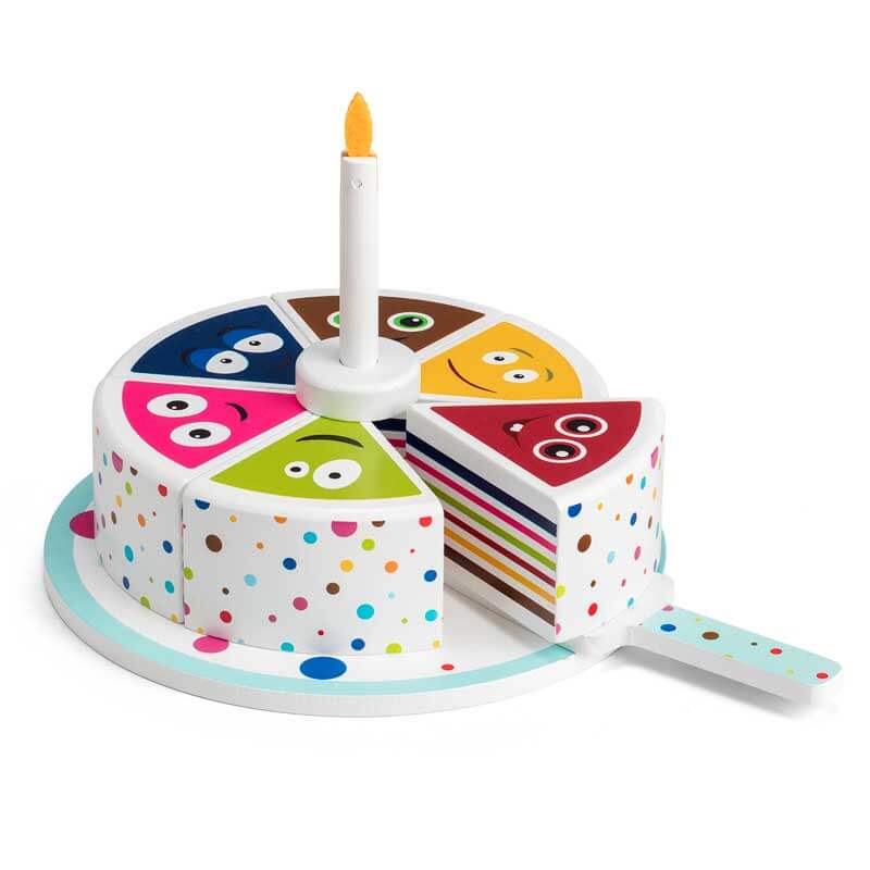 Babblarna Tårta i trä leksaksfika