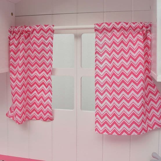 Leksakskök I Trä 82X30X100 Cm Rosa Och Vit