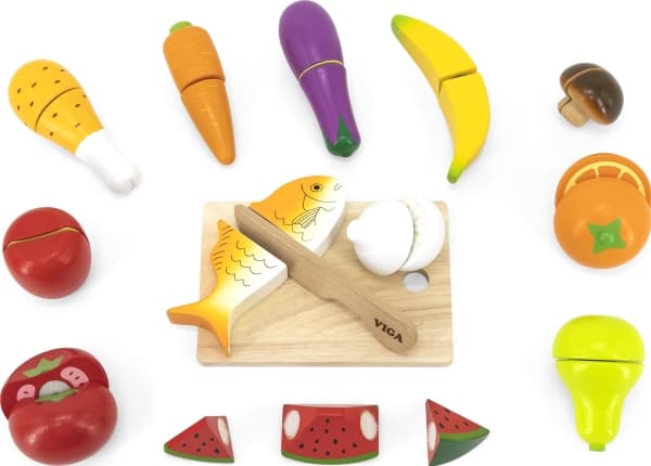 Viga Viga 44579 Set for learning how to cut - a little cook