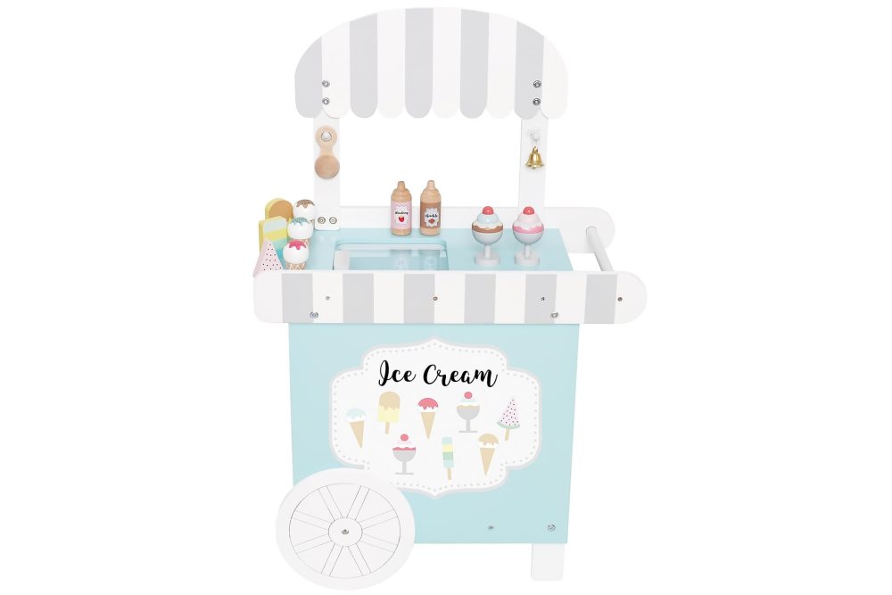 Glasskiosk Blå/Vit/Grå